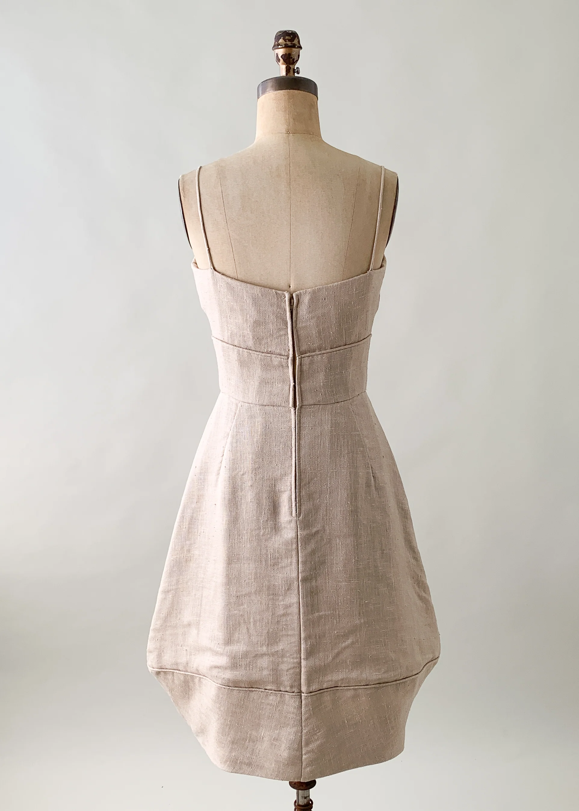 Vintage 1950s Hattie Carnegie Linen Dress - Image 5