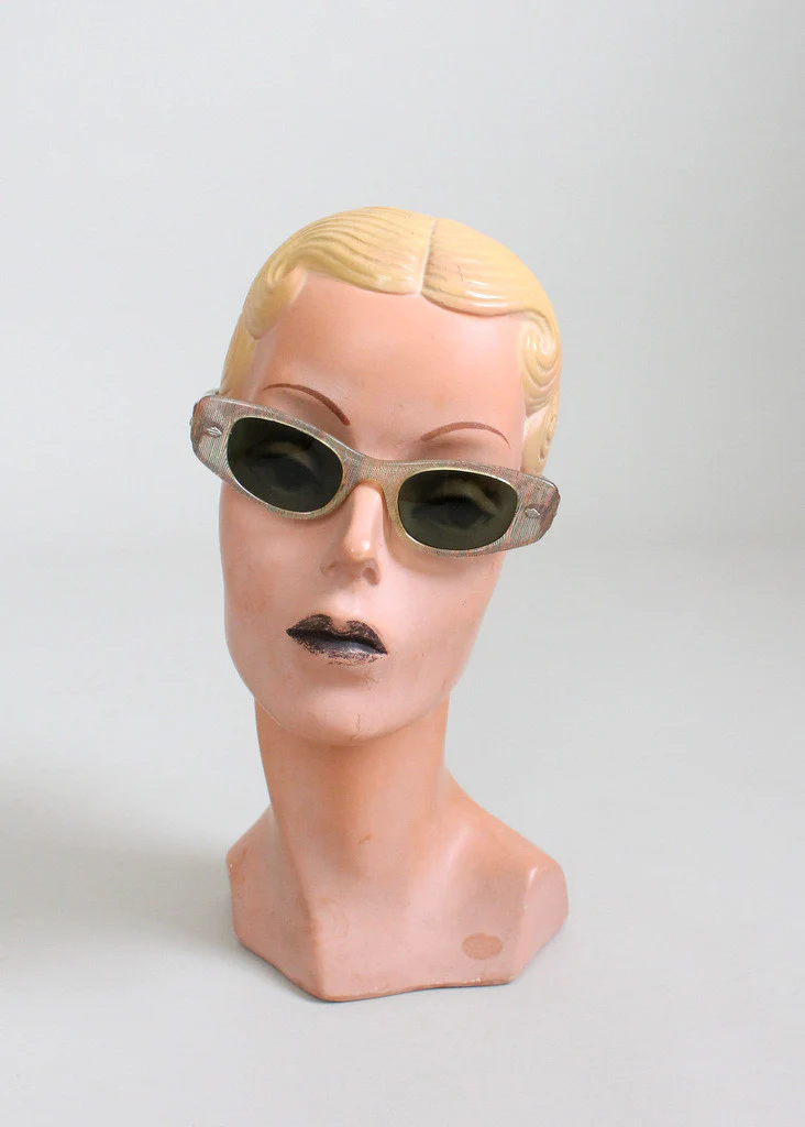 Vintage 1950s Rainbow Sparkle Sunglasses - Image 6
