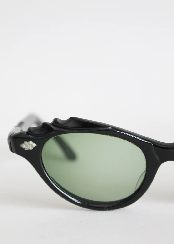 Vintage 1950s Twisted Cat Eye Sunglasses - Image 3