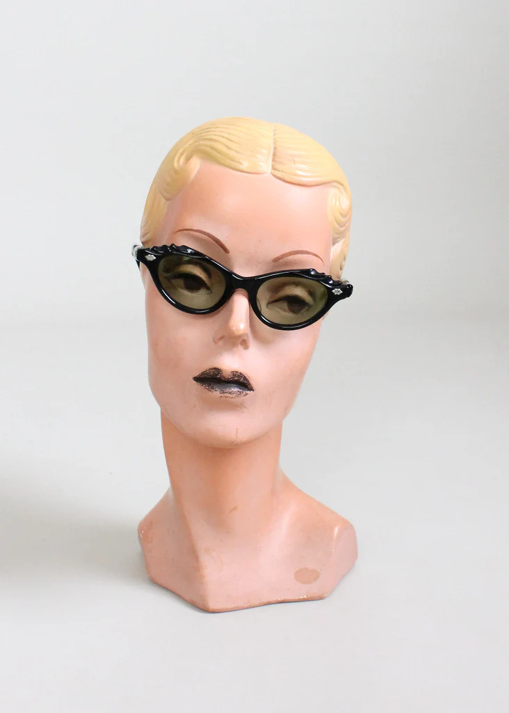 Vintage 1950s Twisted Cat Eye Sunglasses - Image 5