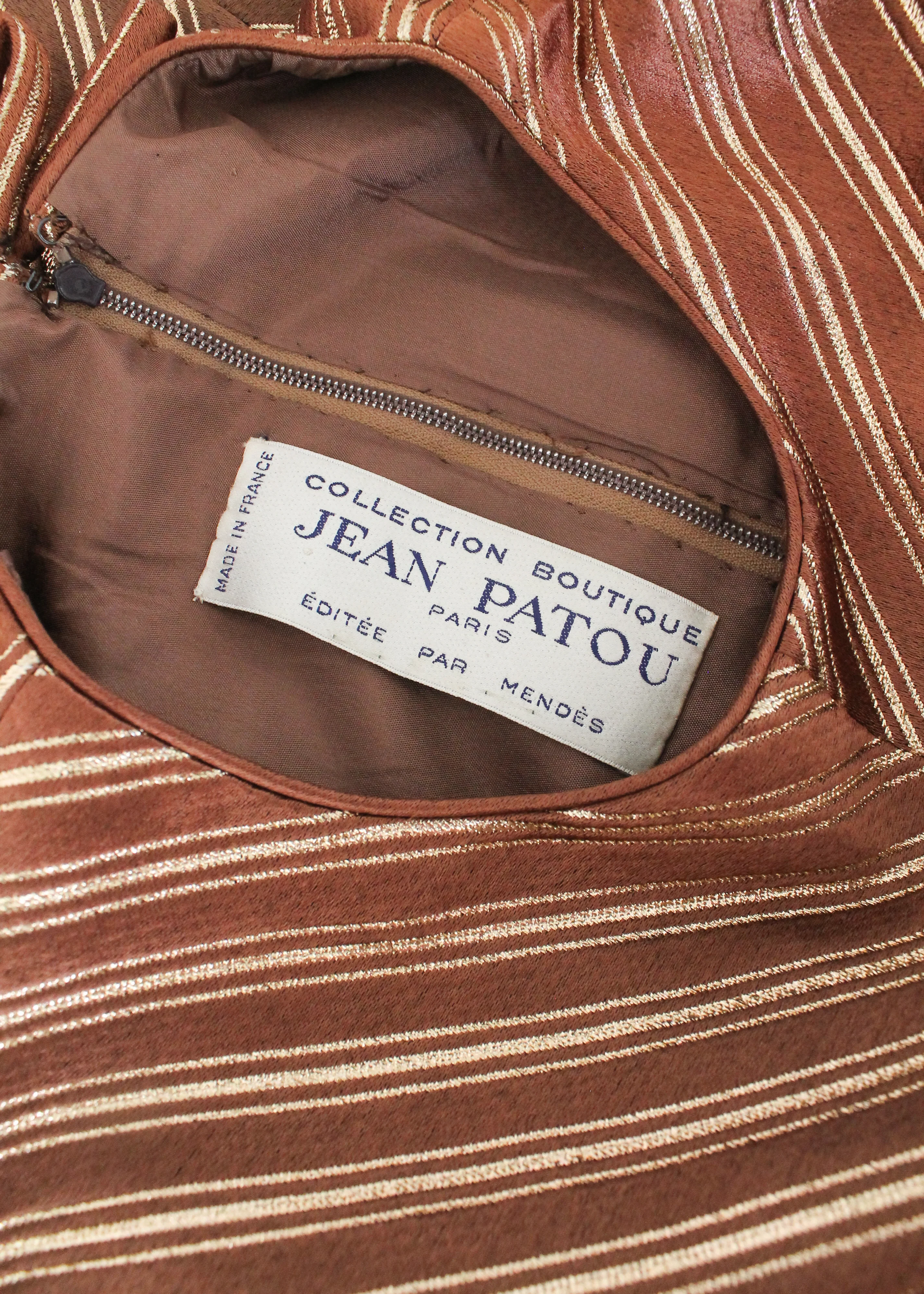 Vintage 1960s Jean Patou MOD Cocktail Dress - Image 7