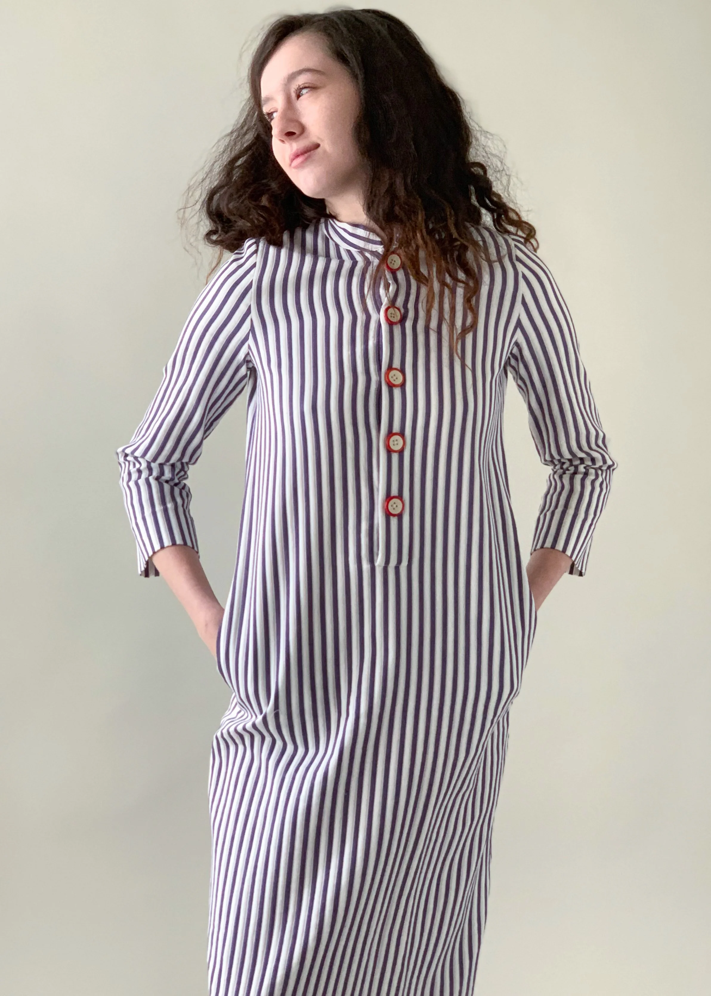 Vintage 1970s Rudi Gernreich Caftan Dress - Image 7