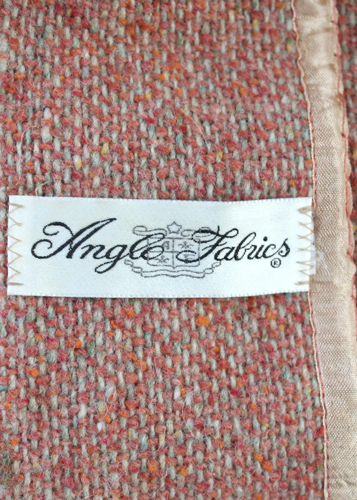 Vintage Early 1960s Anglo Fabrics Tweed Cape - Image 5
